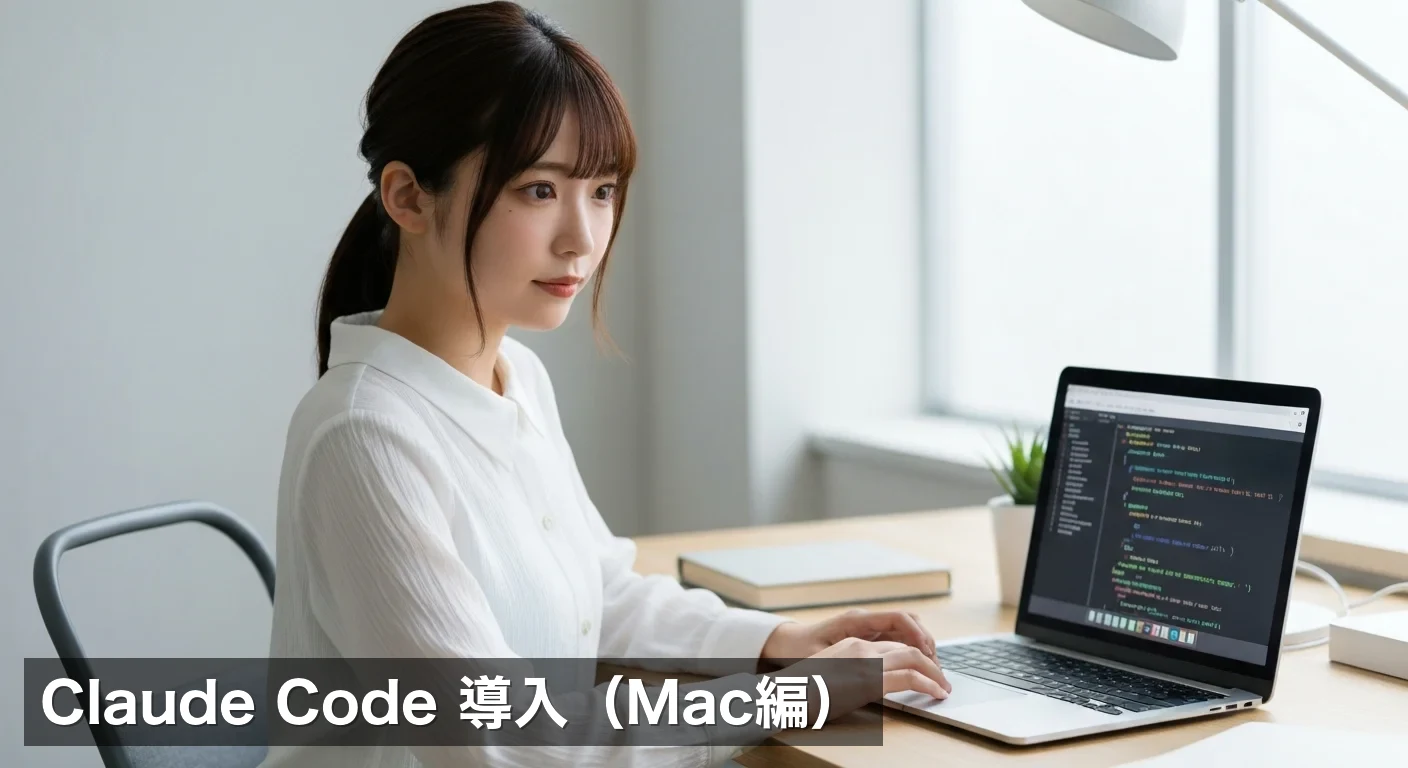 Claude Code の導入（Mac編）｜ターミナル未経験でも大丈夫