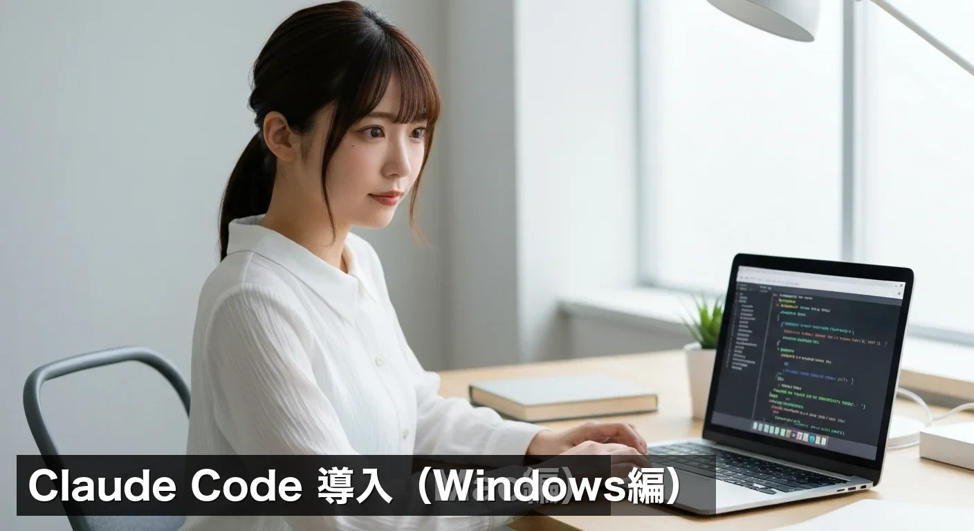 Claude Code の導入（Windows編）｜ターミナル未経験でも大丈夫
