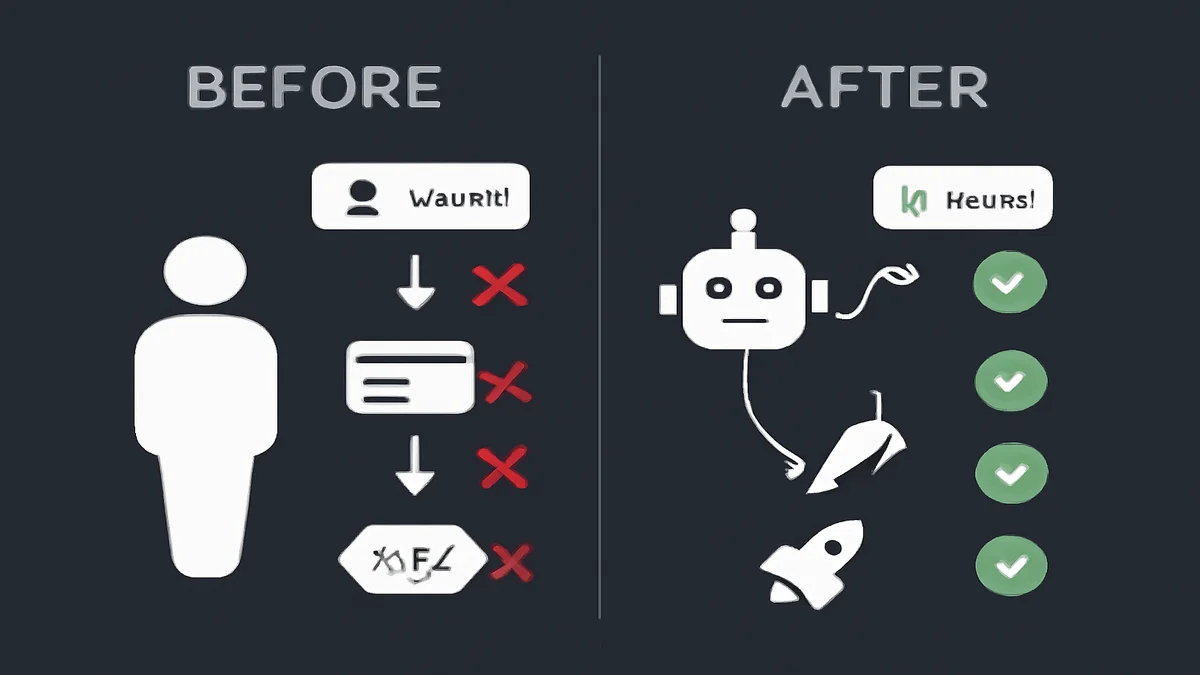従来は人間が担っていた多段階のセットアップ作業をAIエージェントが代替する