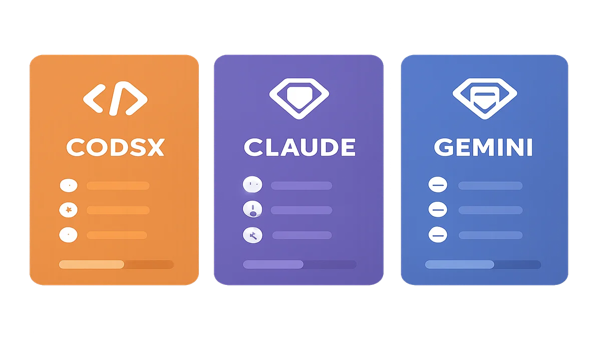 Codex・Claude Code・Gemini CLIの3ツール比較