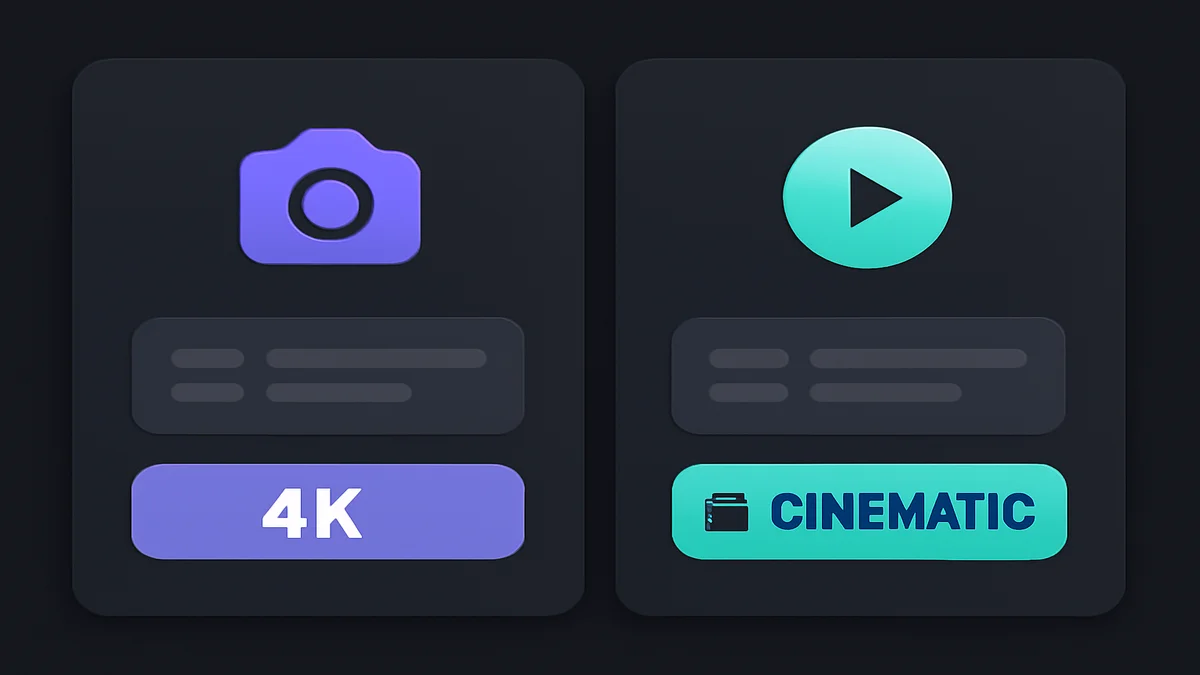 画像生成（4K対応）と動画生成（映画的品質）の2つの柱