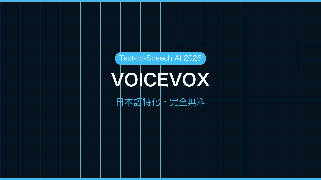 VOICEVOXのイメージ
